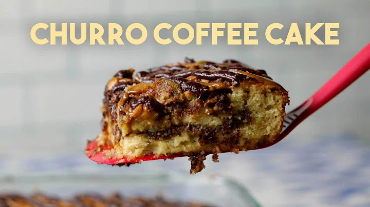 Συνταγές για κέικ Churro Coffee
